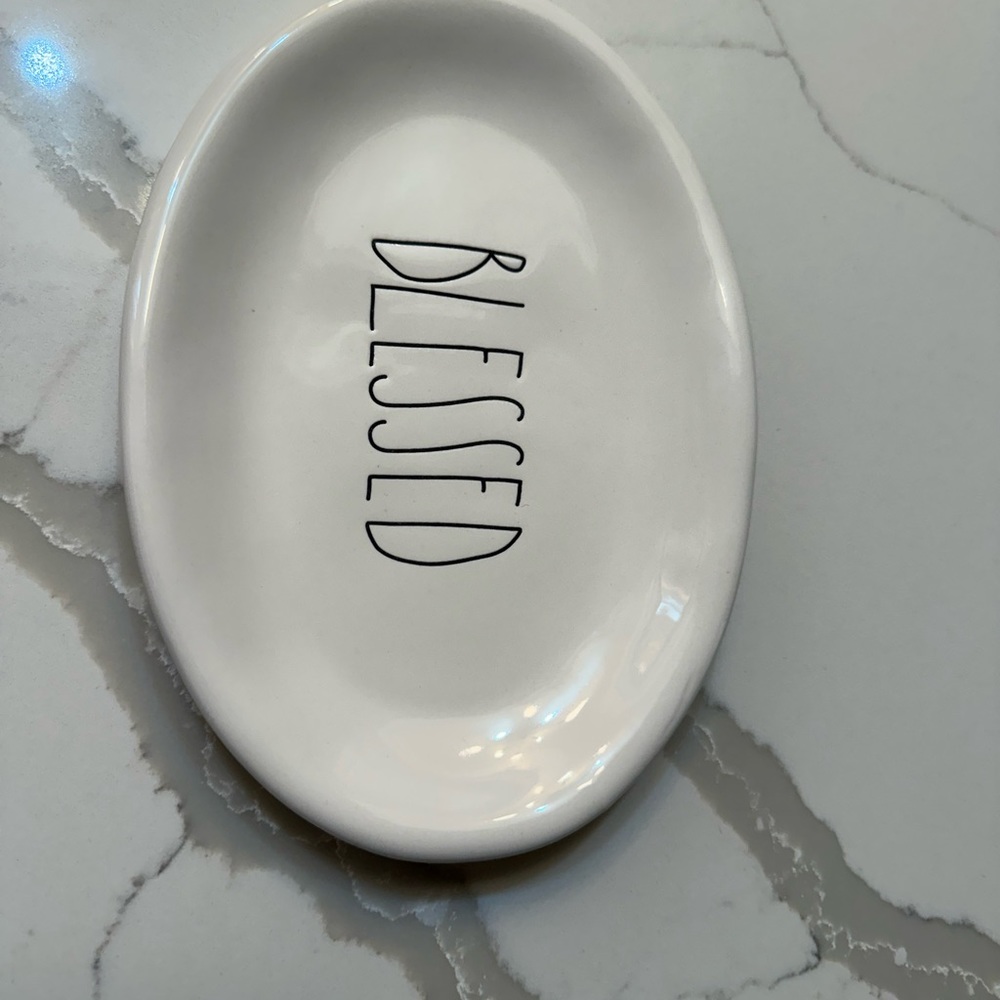 BLESSED Rae Dunn Oval Plate - Picture 4 of 8